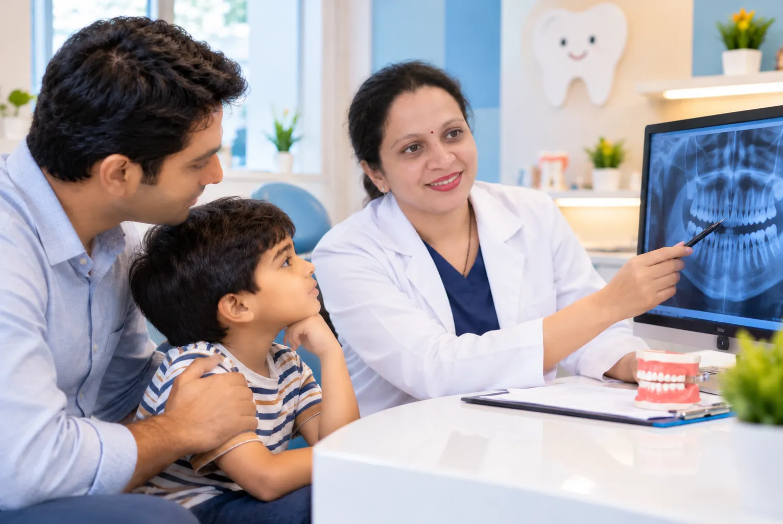 Child dental emergency and toothache assessment